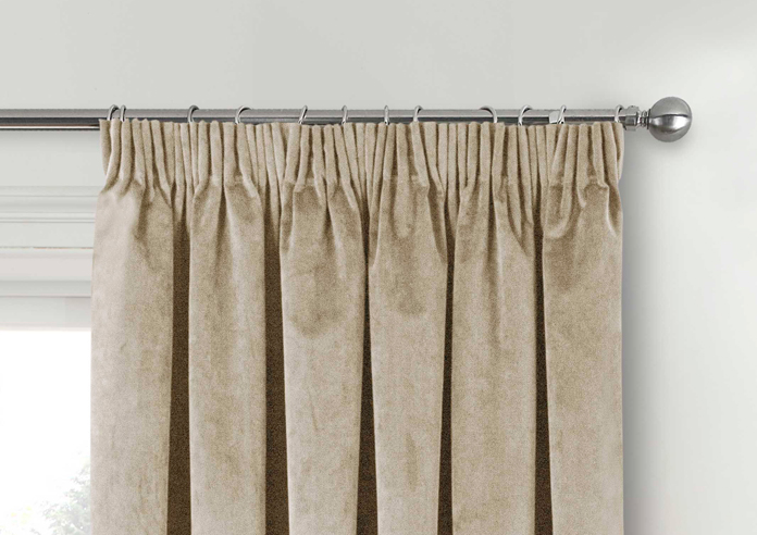 Oxford (Blackout) Pencil Pleat, Cream - Ready Made Curtains - Image 9